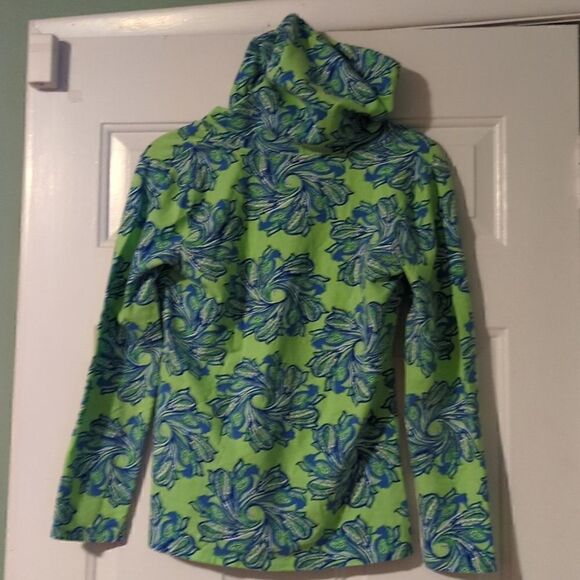 CROWN & Ivy Beach Hoodie pullover top shirt long sleeve cover up summer fall - Picture 5 of 9